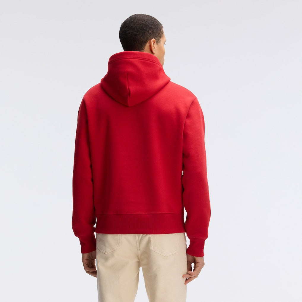 Kansas City Chiefs IconicFleece Flocked Hoodie - Red Hoodies