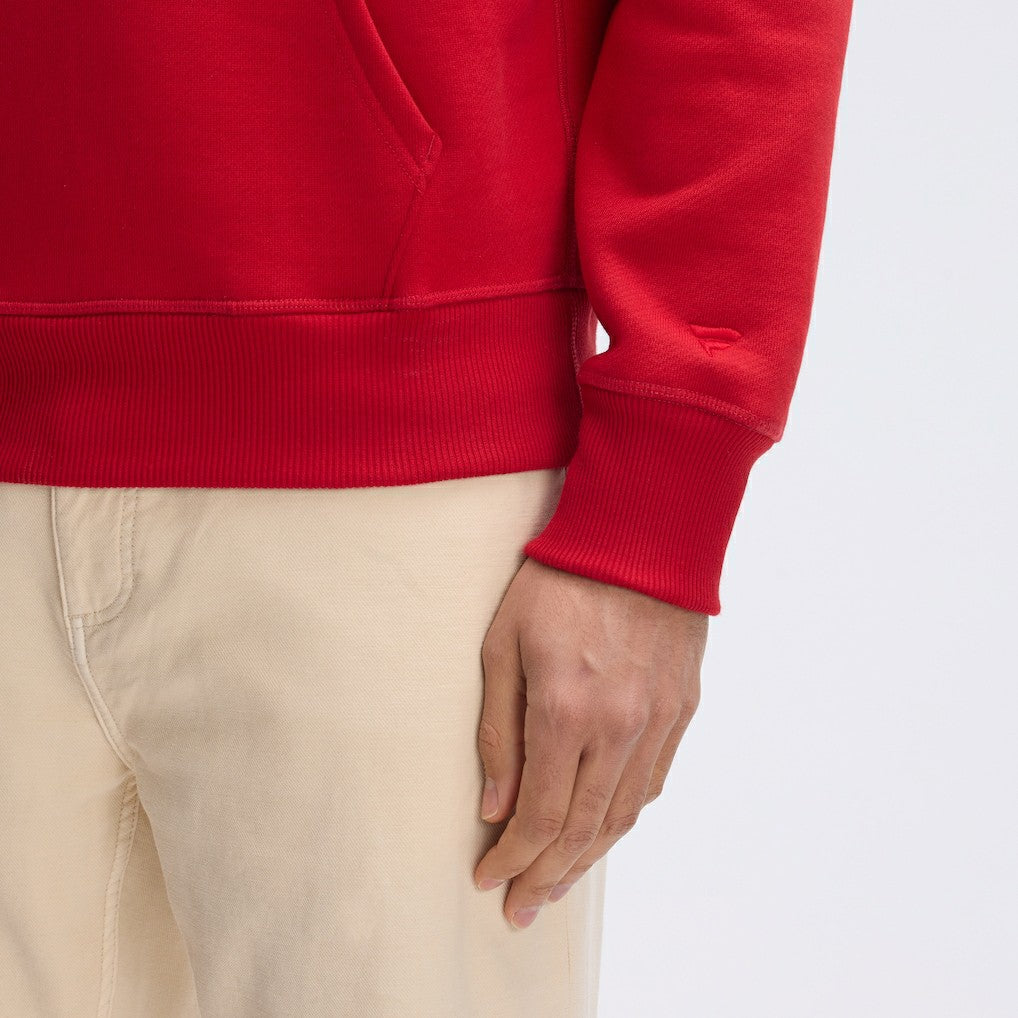 Kansas City Chiefs IconicFleece Flocked Hoodie - Red Hoodies