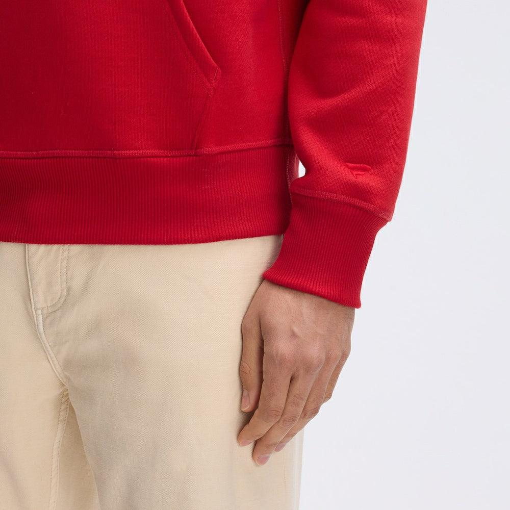 Kansas City Chiefs IconicFleece Flocked Hoodie - Red Hoodies