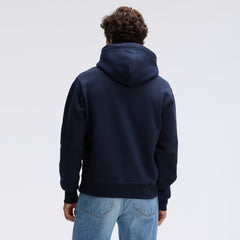Chicago Bears IconicFleece Flocked Hoodie - Navy Hoodies