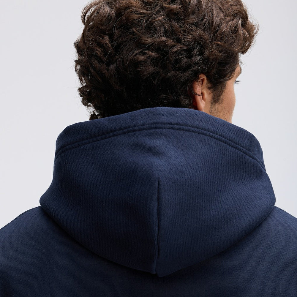 Chicago Bears IconicFleece Flocked Hoodie - Navy Hoodies