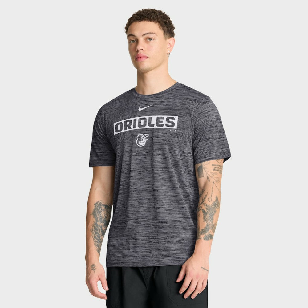 Baltimore Orioles Nike Velocity Dri-FIT T-Shirt - Black T-shirts
