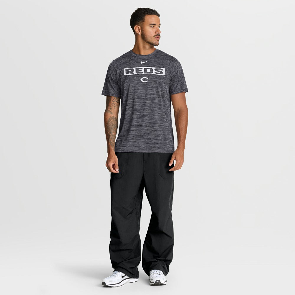 Cincinnati Reds Nike Velocity Dri-FIT T-Shirt - Black T-shirts