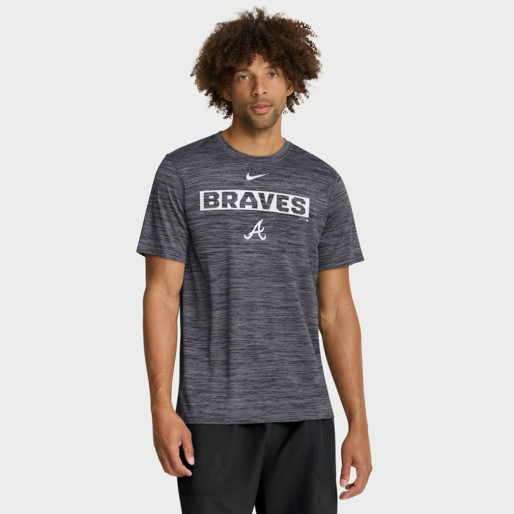 Atlanta Braves Nike Velocity Dri-FIT T-Shirt - Black T-shirts
