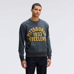Pittsburgh Steelers IconicFleece Pocket Sweatshirt - Charcoal Sweatshirts