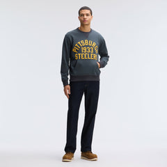 Pittsburgh Steelers IconicFleece Pocket Sweatshirt - Charcoal Sweatshirts