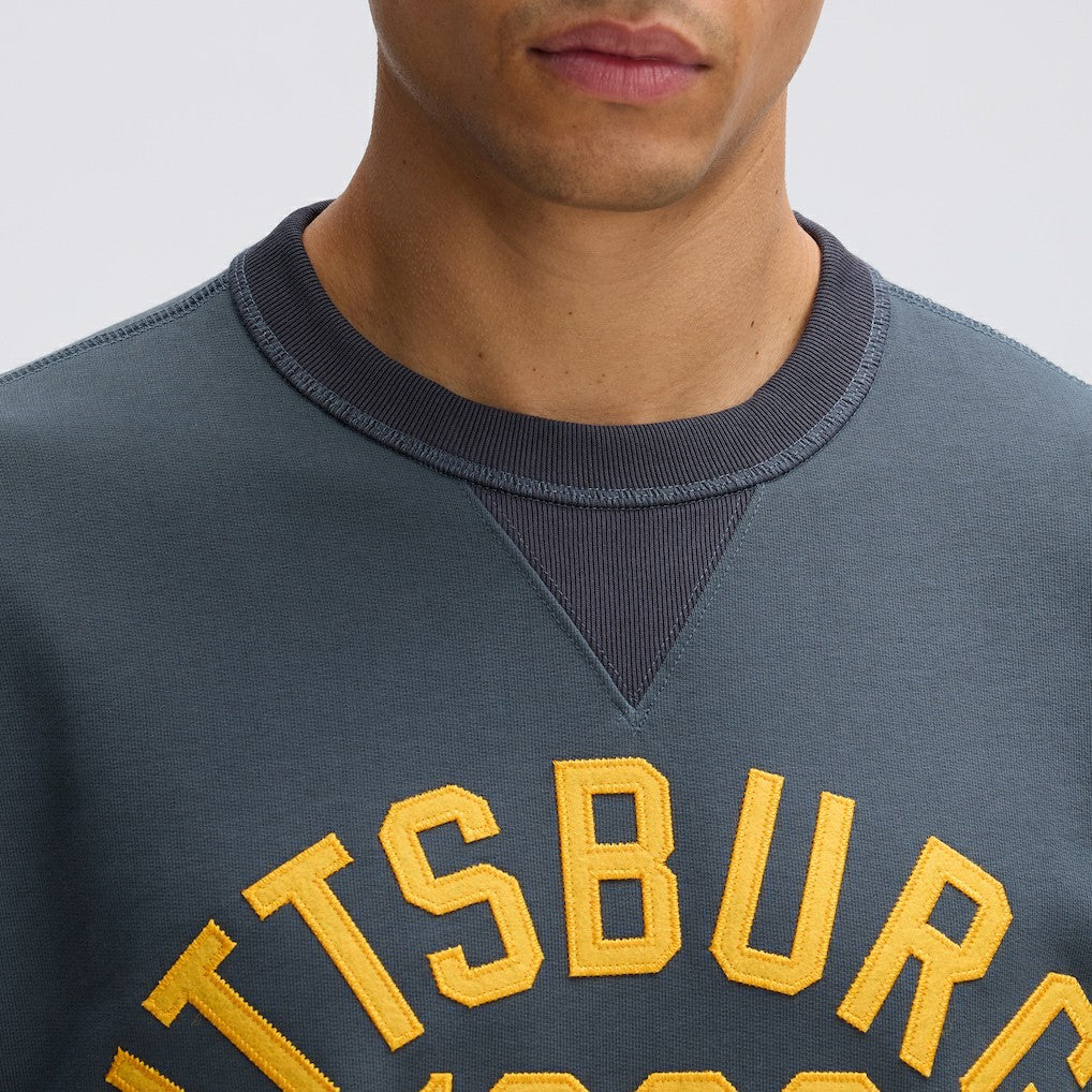 Pittsburgh Steelers IconicFleece Pocket Sweatshirt - Charcoal Sweatshirts