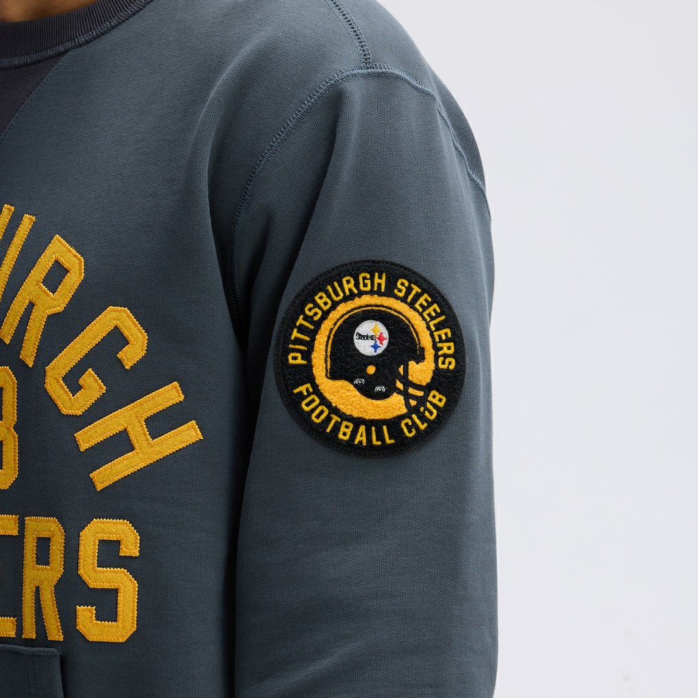 Pittsburgh Steelers IconicFleece Pocket Sweatshirt - Charcoal Sweatshirts