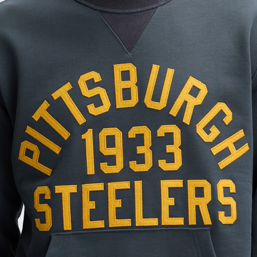 Pittsburgh Steelers IconicFleece Pocket Sweatshirt - Charcoal Sweatshirts
