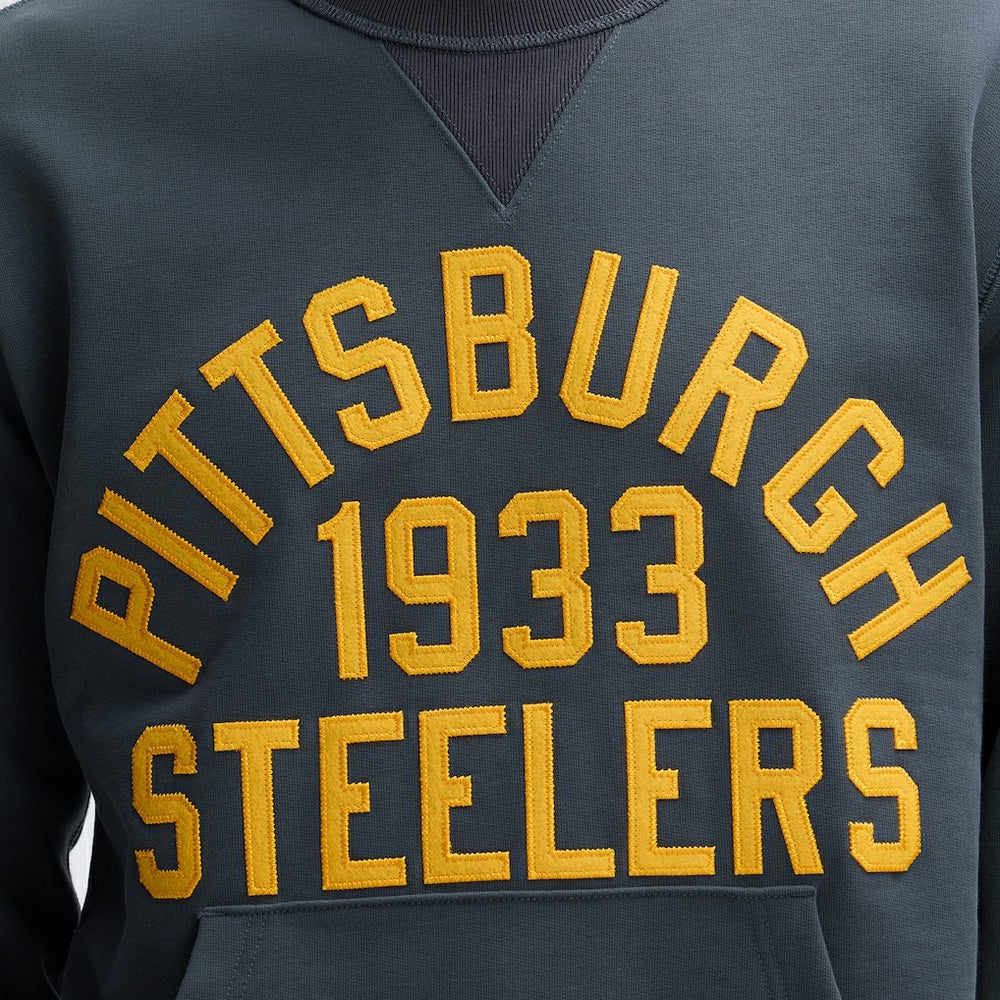 Pittsburgh Steelers IconicFleece Pocket Sweatshirt - Charcoal Sweatshirts