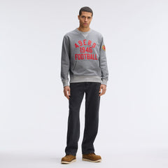 San Francisco 49ers IconicFleece Pocket Sweatshirt - Athletic Heather Gray Sweatshirts