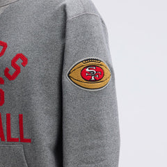 San Francisco 49ers IconicFleece Pocket Sweatshirt - Athletic Heather Gray Sweatshirts