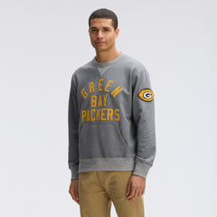 Green Bay Packers IconicFleece Pocket Sweatshirt - Athletic Heather Gray Sweatshirts