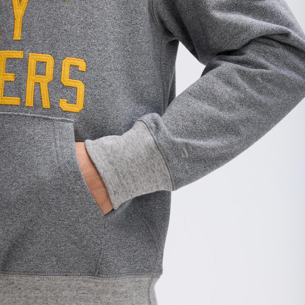 Green Bay Packers IconicFleece Pocket Sweatshirt - Athletic Heather Gray Sweatshirts