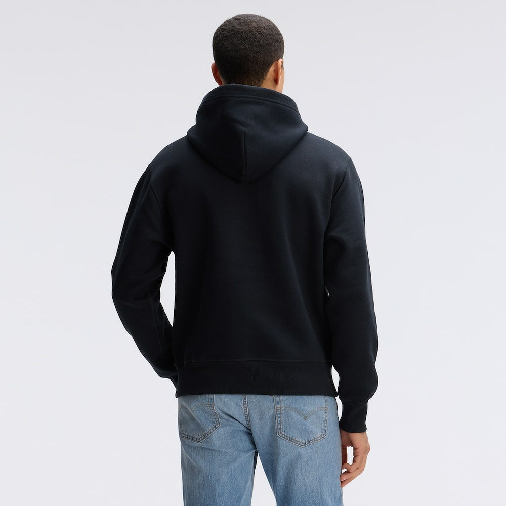 Pittsburgh Steelers IconicFleece Flocked Hoodie - Black Hoodies