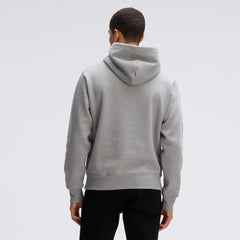 Las Vegas Raiders IconicFleece Flocked Hoodie - Heather Gray Hoodies