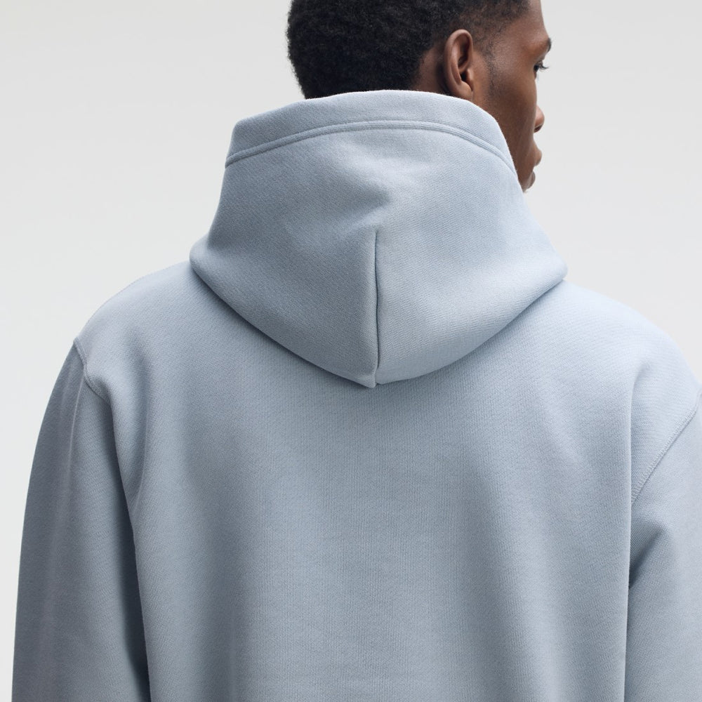 Detroit Lions IconicFleece Flocked Hoodie - Light Blue Hoodies