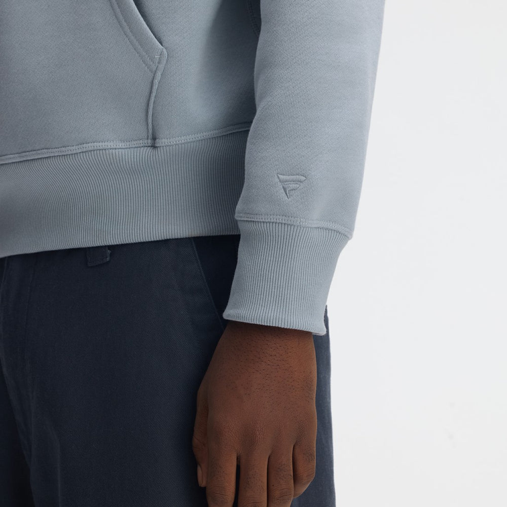 Detroit Lions IconicFleece Flocked Hoodie - Light Blue Hoodies