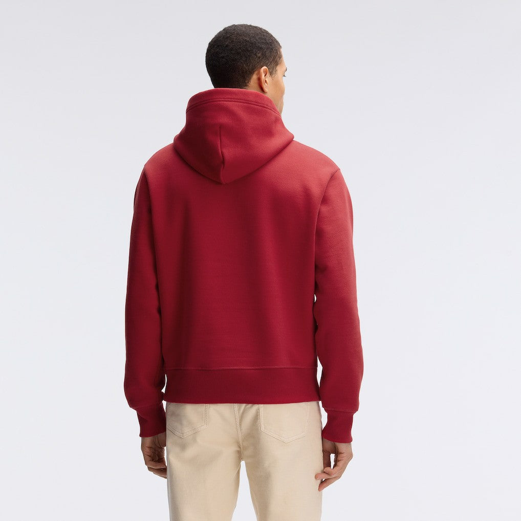 Washington Commanders IconicFleece Flocked Hoodie - Burgundy Hoodies