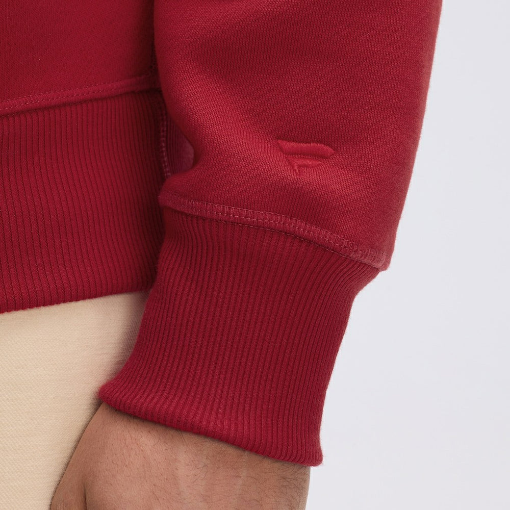 Washington Commanders IconicFleece Flocked Hoodie - Burgundy Hoodies
