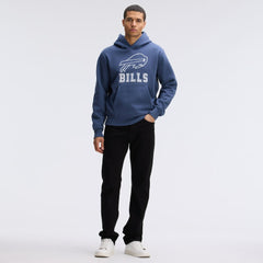 Buffalo Bills IconicFleece Flocked Hoodie - Royal Hoodies
