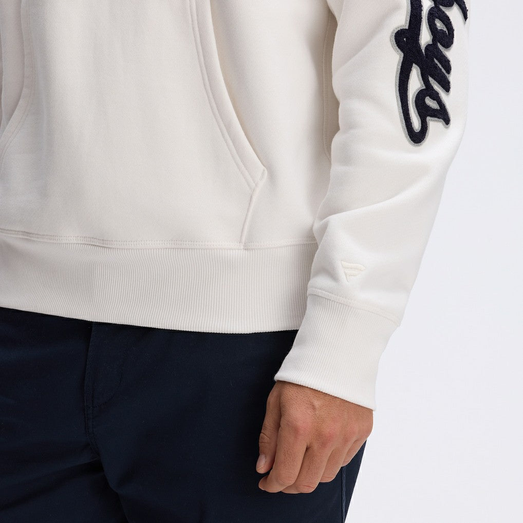 Dallas Cowboys IconicFleece Letterman Hoodie - Oatmeal Hoodies