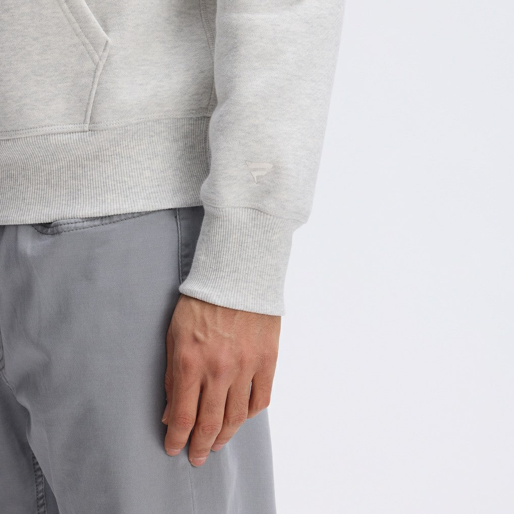 Detroit Lions IconicFleece Letterman Hoodie - Heather Gray Hoodies
