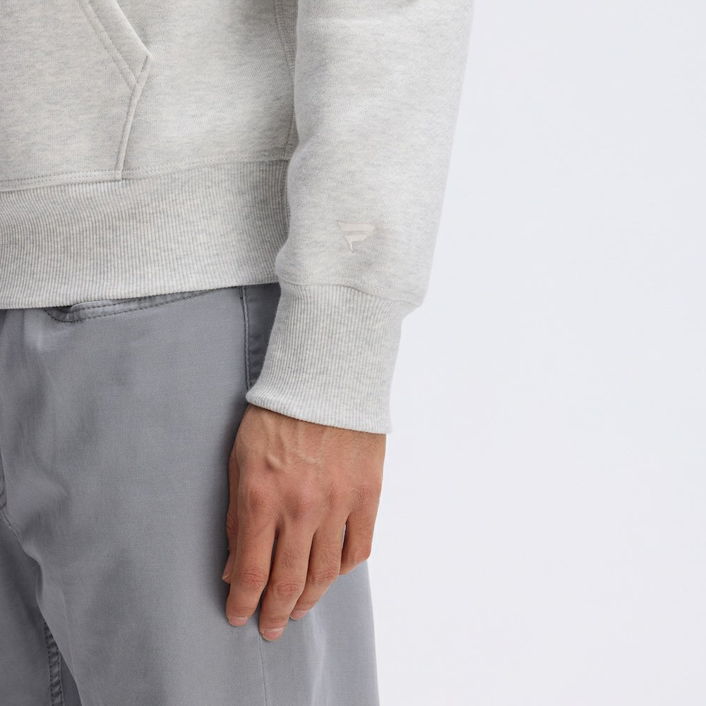 Detroit Lions IconicFleece Letterman Hoodie - Heather Gray Hoodies