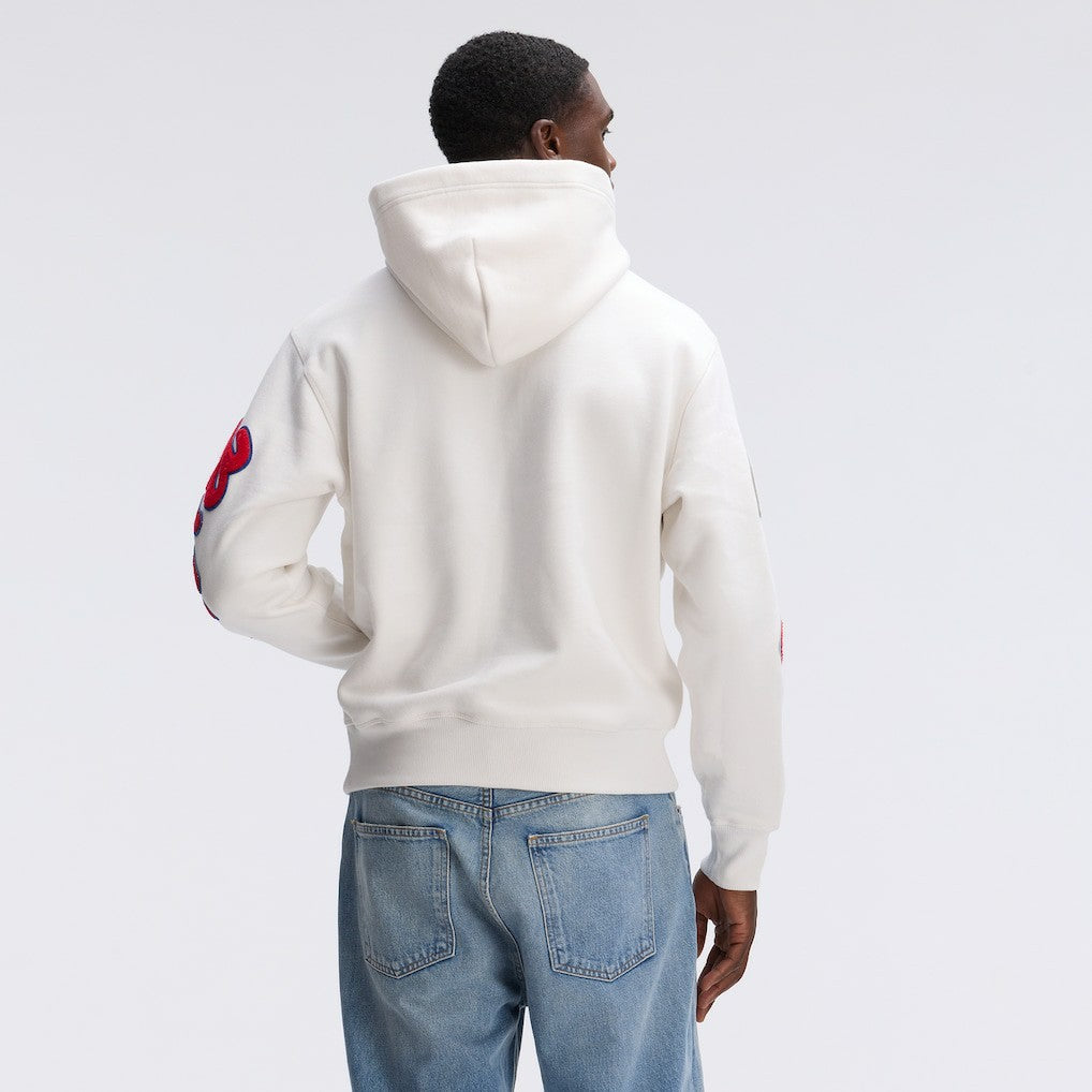 Buffalo Bills IconicFleece Letterman Hoodie - Oatmeal Hoodies