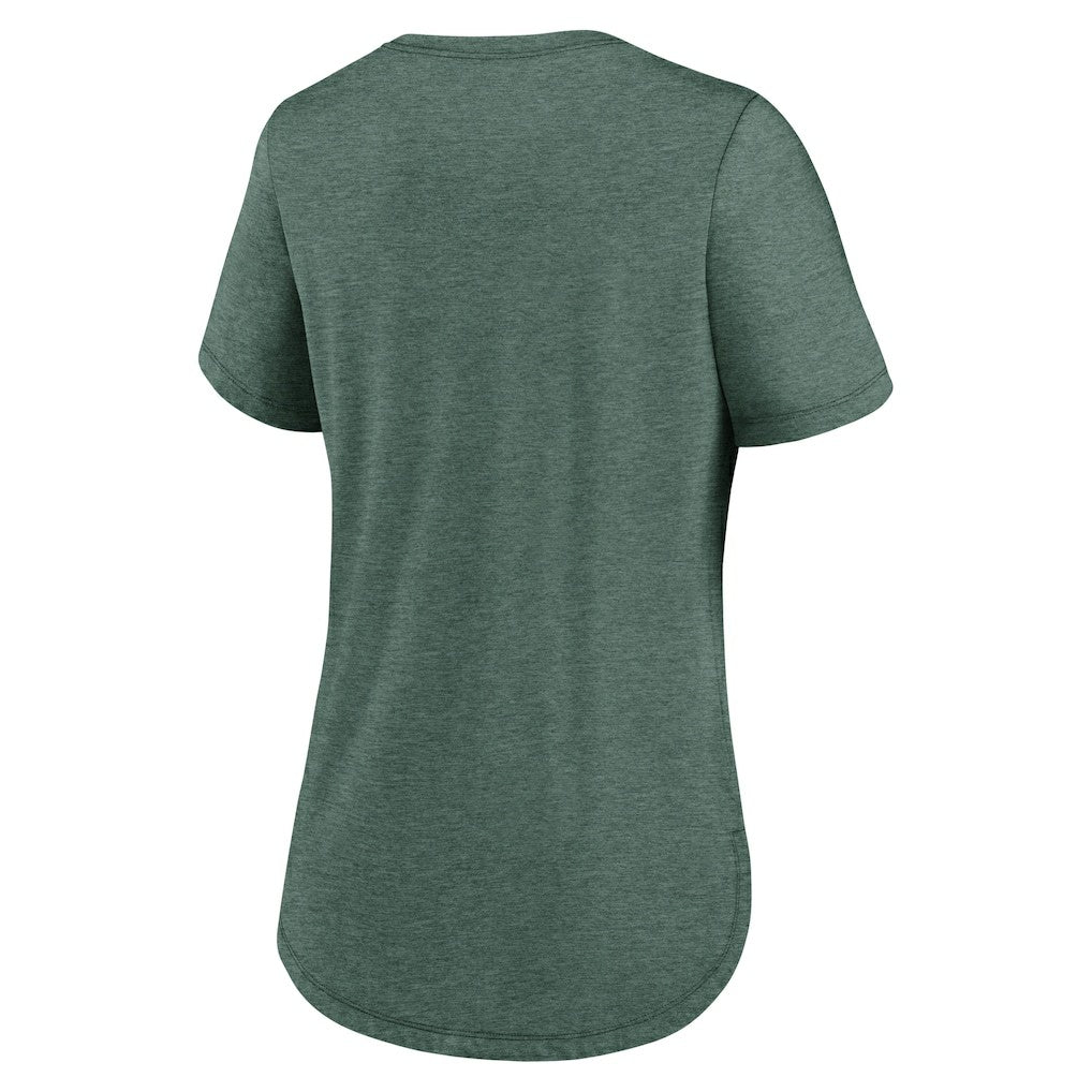 New York Jets Women's The City Never Sleeps Tri-Blend T-Shirt - Heather Green T-shirts