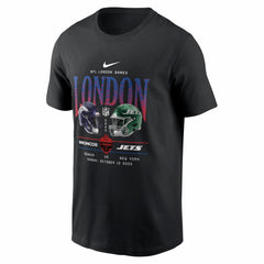Denver Broncos vs. New York Jets International Games London 2025 T-Shirt - Black T-shirts