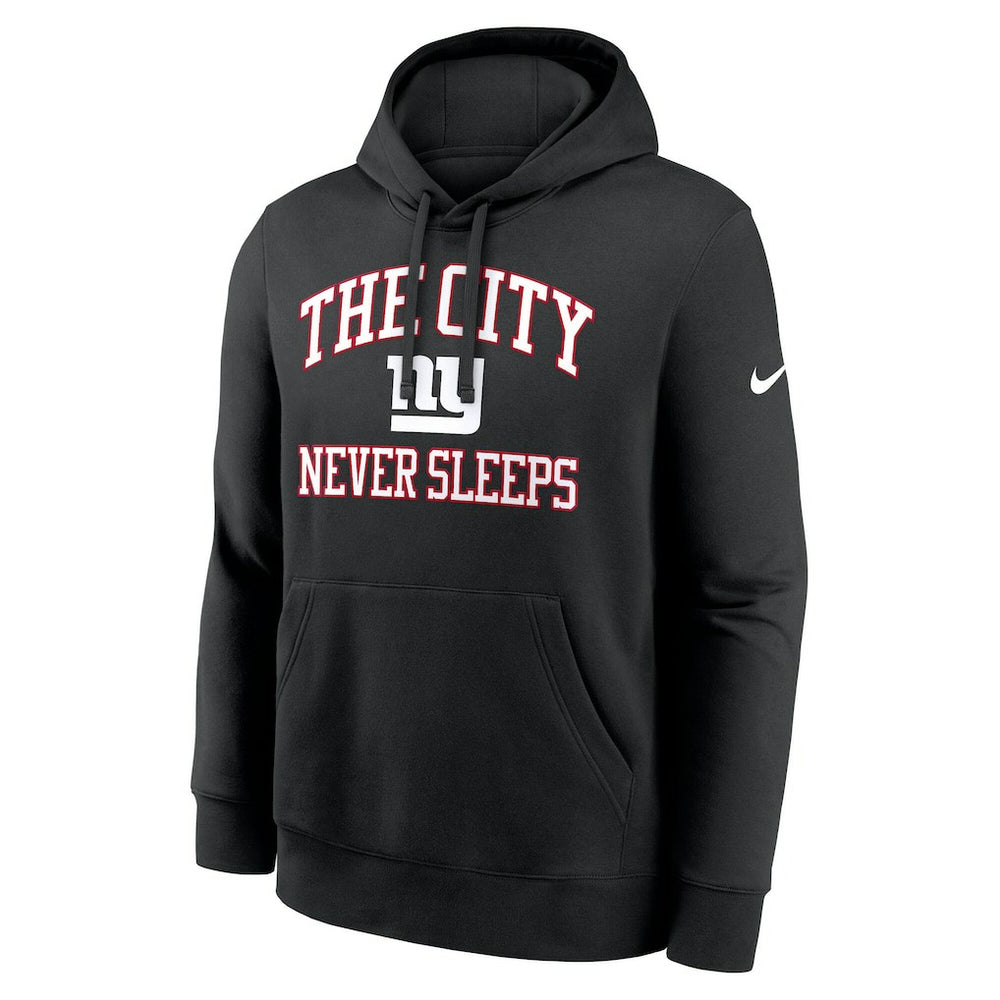 New York Giants The City Never Sleeps Club Fleece Hoodie - Black Hoodies