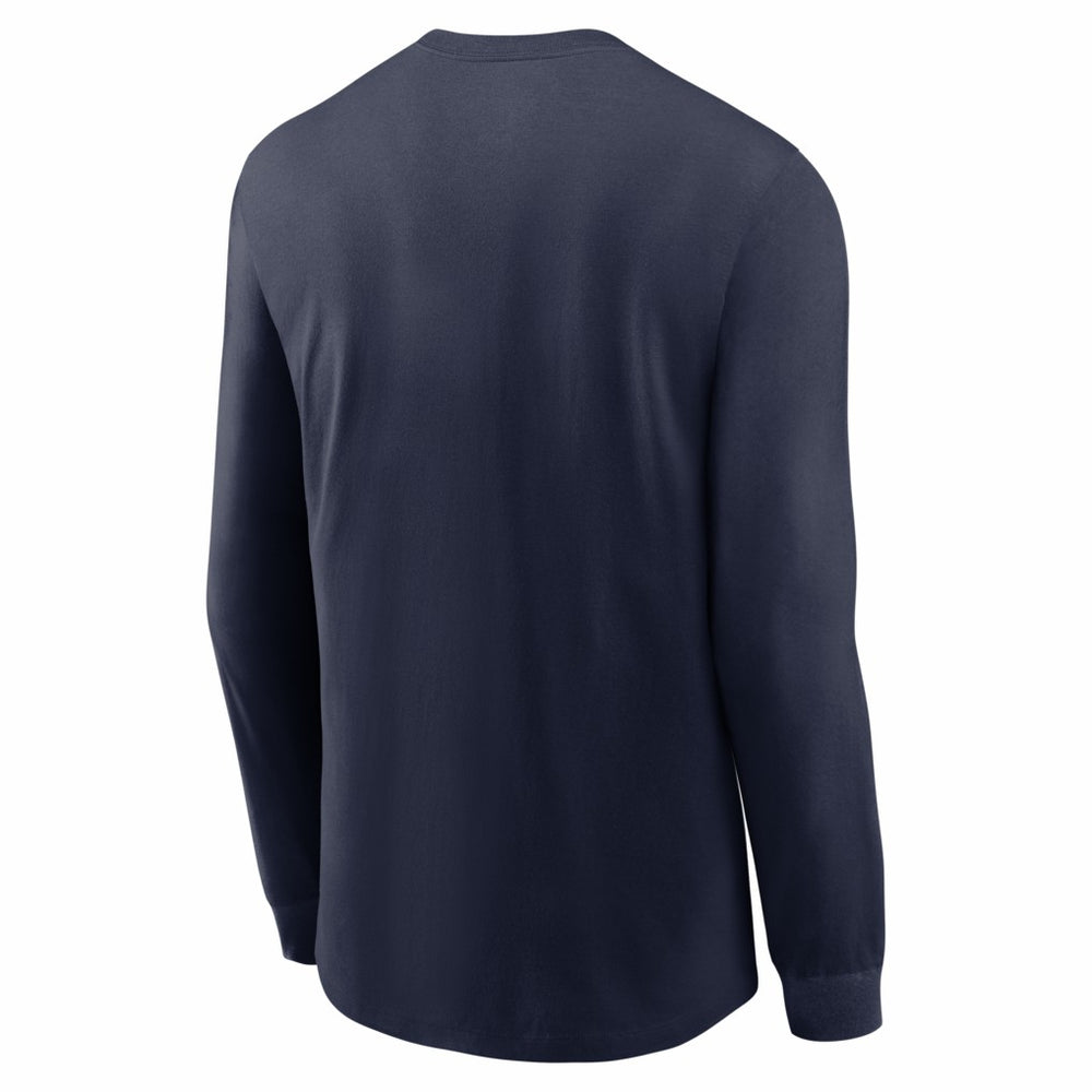Denver Broncos 2025 AFC West Division Champions Locker Room Trophy Collection Long Sleeve T-Shirt - Navy T-shirts