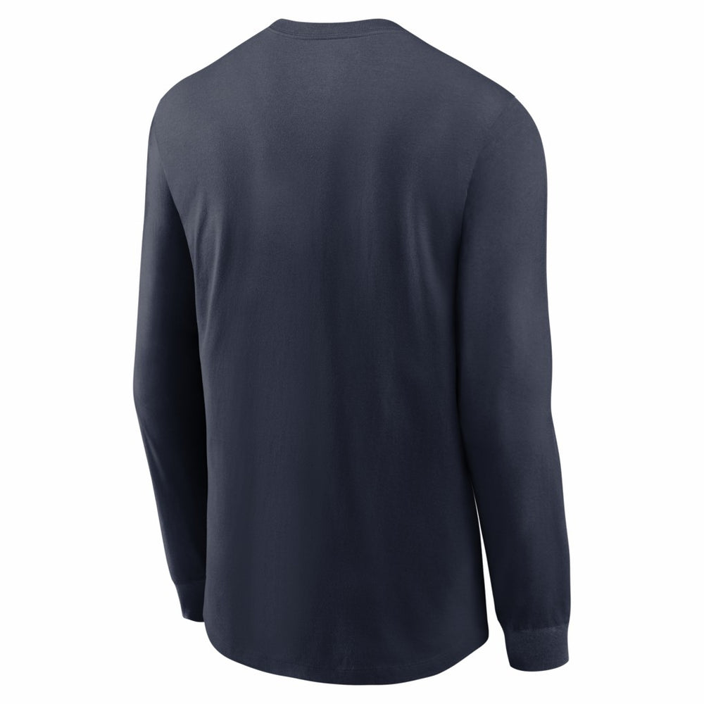 Chicago Bears 2025 NFC North Division Champions Locker Room Trophy Collection Long Sleeve T-Shirt - Navy T-shirts