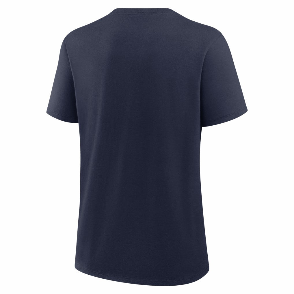 Denver Broncos Women's 2025 AFC West Division Champions Locker Room Trophy Collection T-Shirt - Navy T-shirts