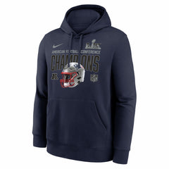 New England Patriots 2025 AFC Champions Glory Shield Hoodie - Navy Hoodies