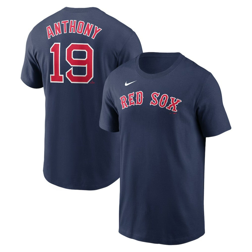 Roman Anthony Boston Red Sox Nike  Fuse Name & Number T-Shirt - Navy T-shirts