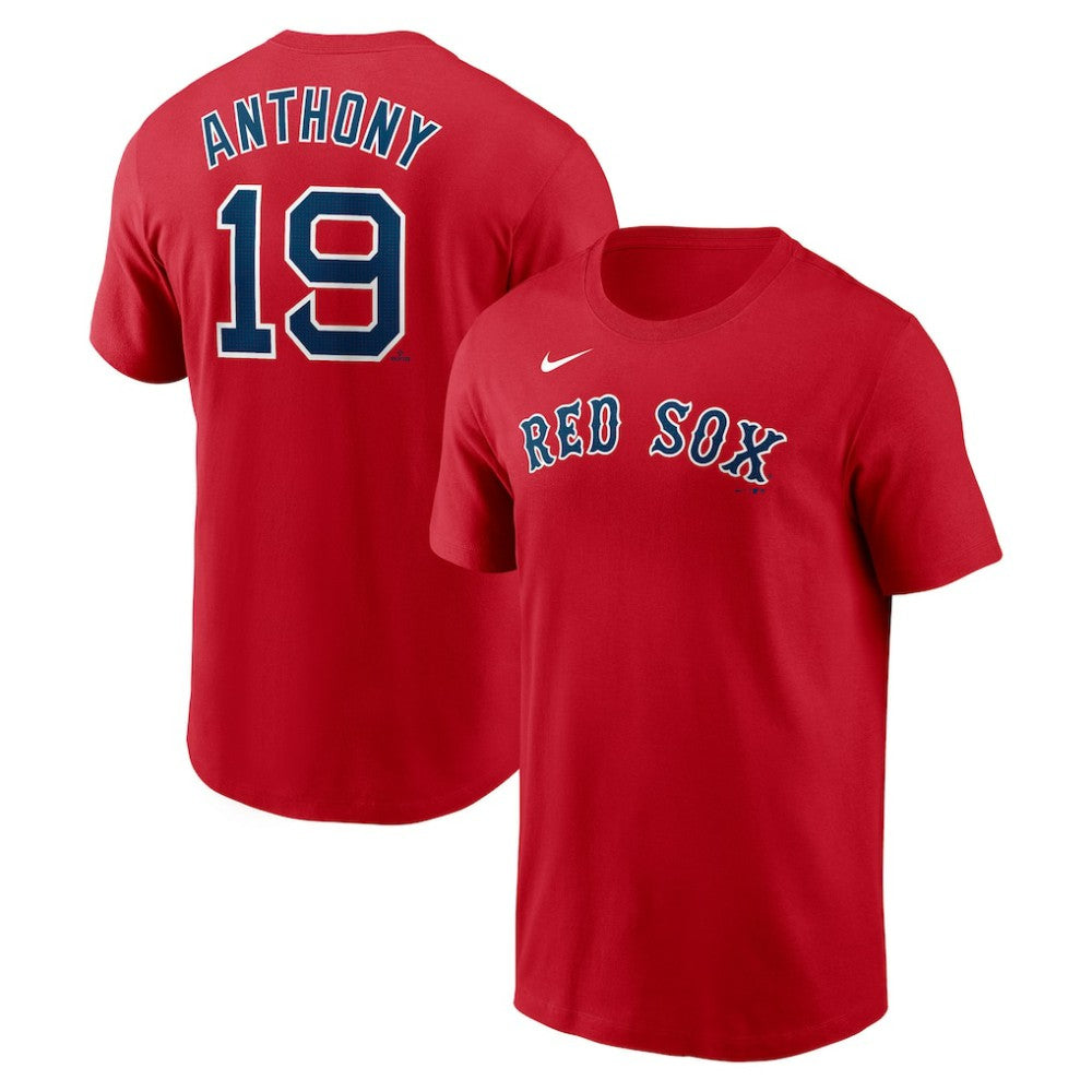 Roman Anthony Boston Red Sox Nike  Fuse Name & Number T-Shirt - Red T-shirts