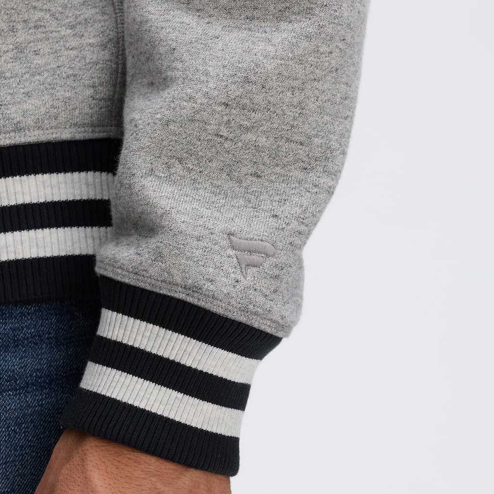 Dallas Cowboys IconicFleece Tipped Hoodie - Heather Gray Hoodies