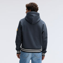 Pittsburgh Steelers IconicFleece Tipped Hoodie - Charcoal Hoodies