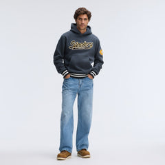 Pittsburgh Steelers IconicFleece Tipped Hoodie - Charcoal Hoodies