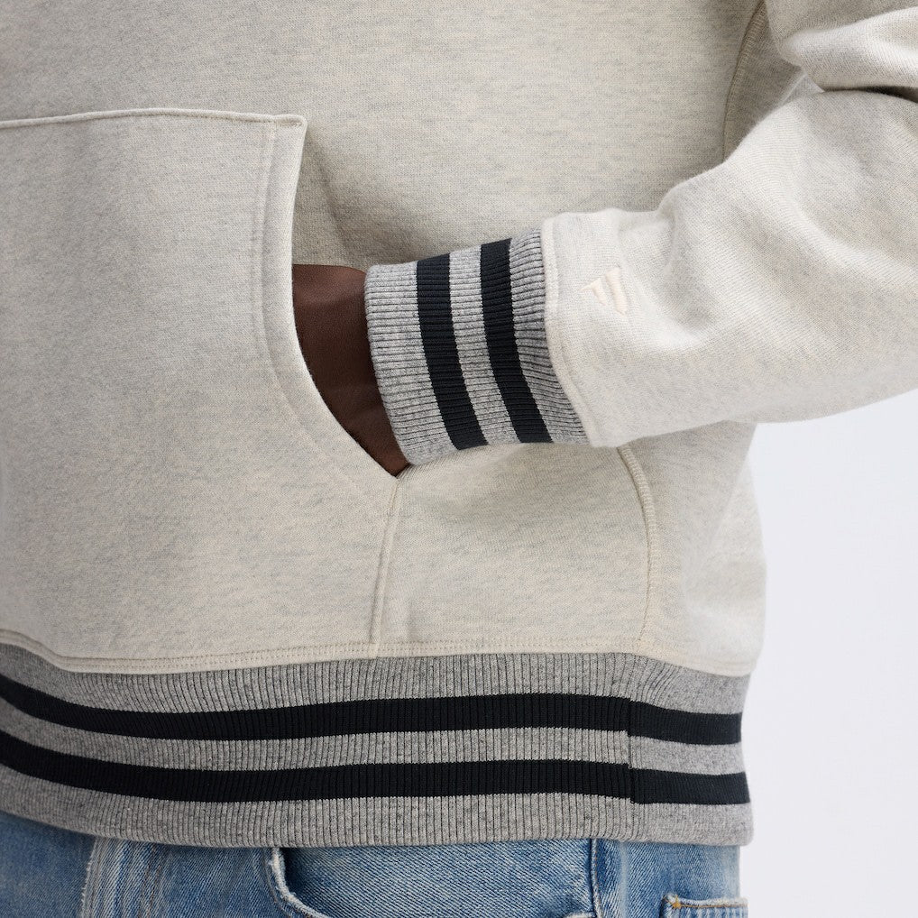 Las Vegas Raiders IconicFleece Tipped Hoodie - Oatmeal Hoodies