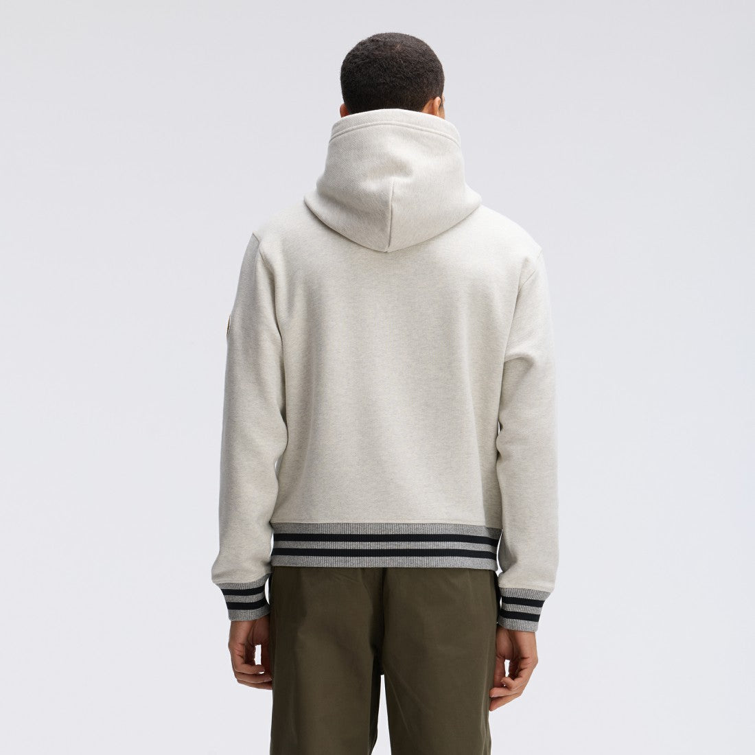 Green Bay Packers IconicFleece Tipped Hoodie - Oatmeal Hoodies