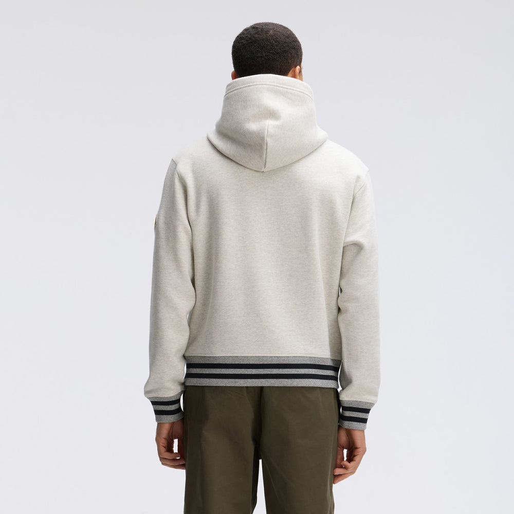 Green Bay Packers IconicFleece Tipped Hoodie - Oatmeal Hoodies