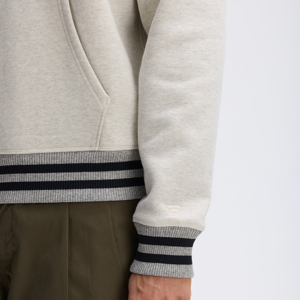 Green Bay Packers IconicFleece Tipped Hoodie - Oatmeal Hoodies