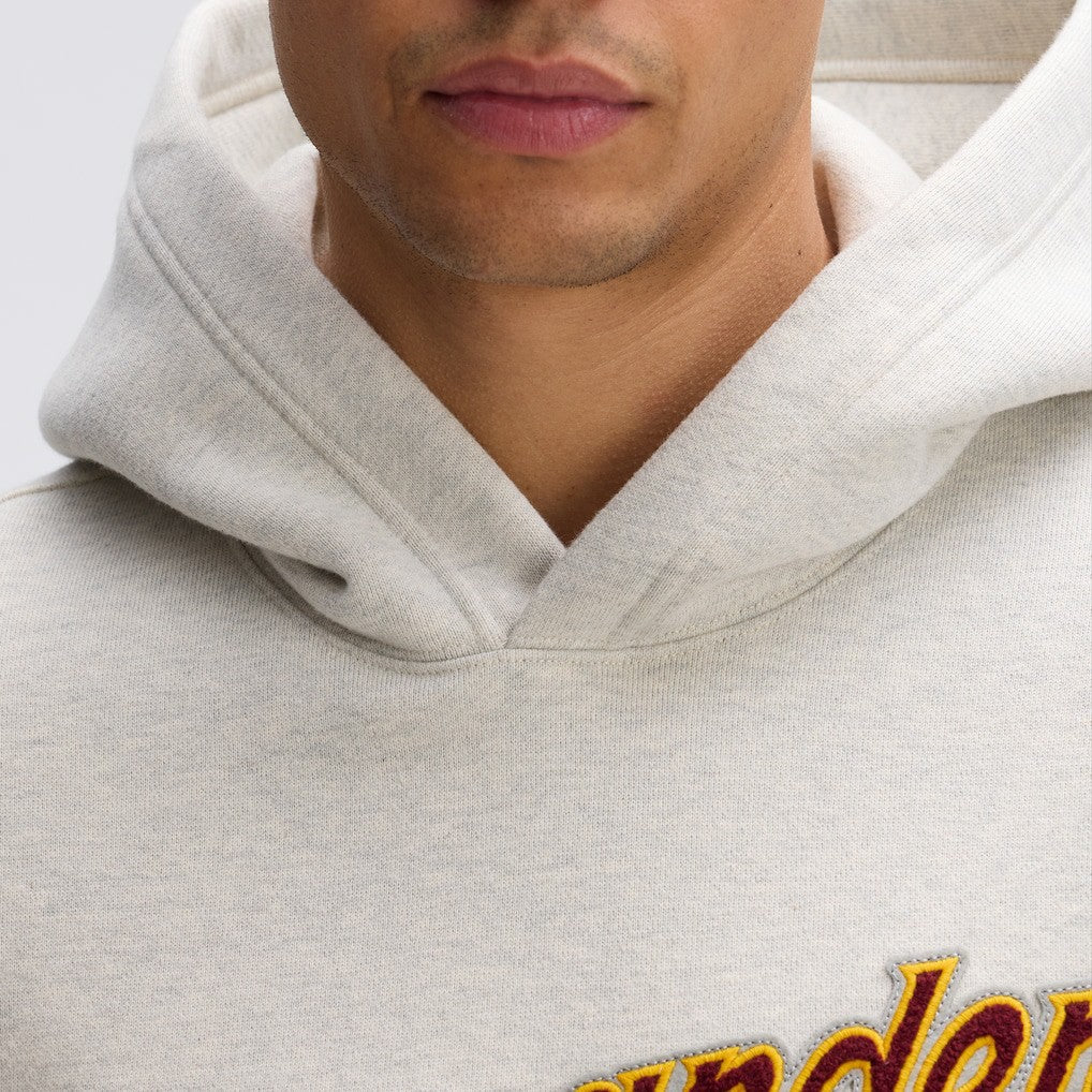 Washington Commanders IconicFleece Tipped Hoodie - Oatmeal Hoodies