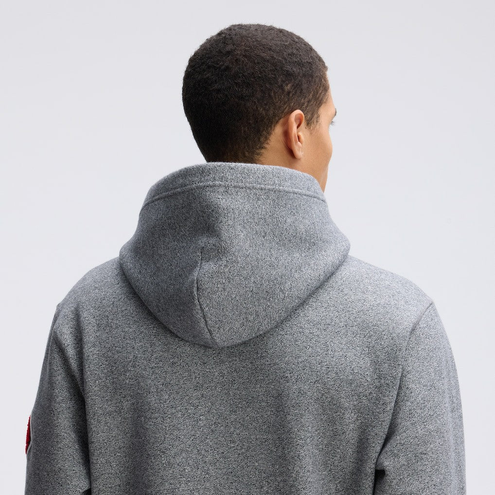Kansas City Chiefs IconicFleece Tipped Hoodie - Athletic Heather Gray Hoodies