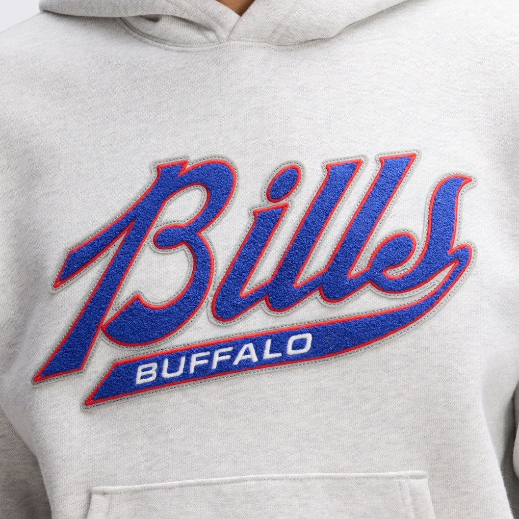 Buffalo Bills IconicFleece Tipped Hoodie - Heather Gray Hoodies