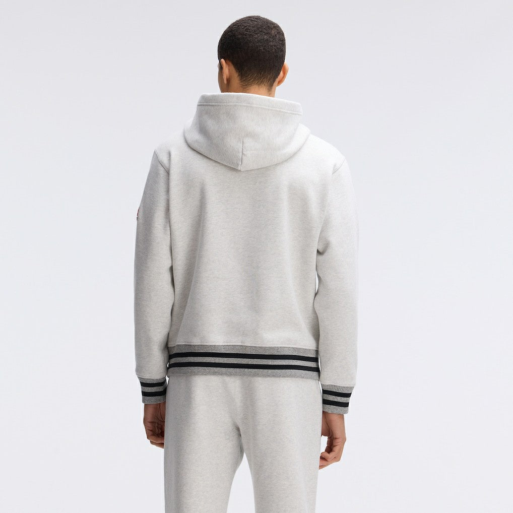 Buffalo Bills IconicFleece Tipped Hoodie - Heather Gray Hoodies