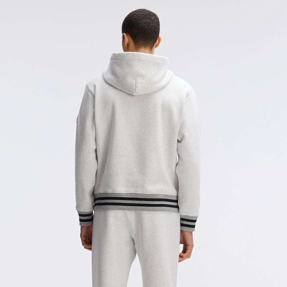 Buffalo Bills IconicFleece Tipped Hoodie - Heather Gray Hoodies